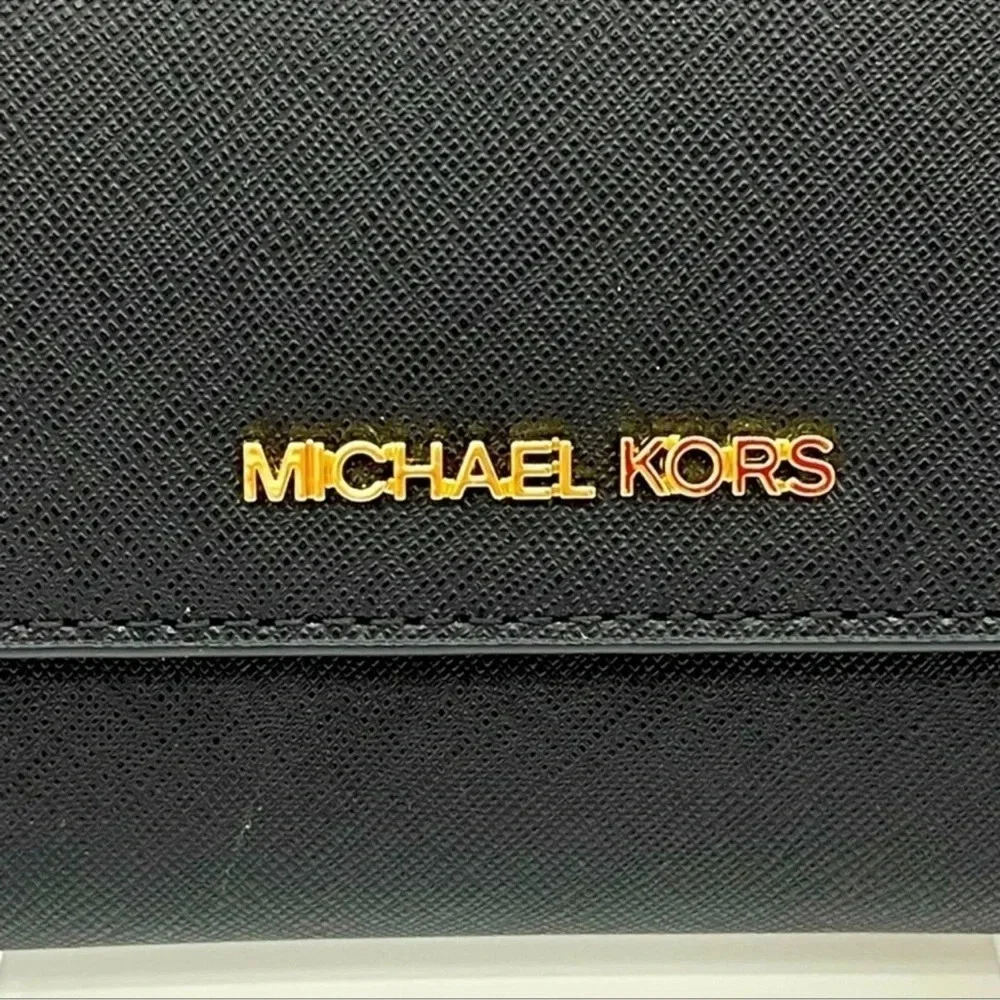 Michael Kors Trifold Wallet Leather Black